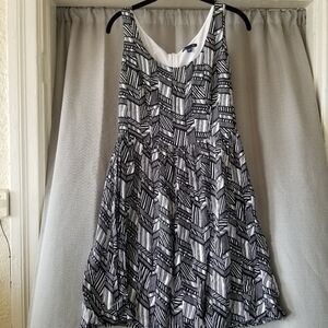Gap | Midi Abstract Design Dress